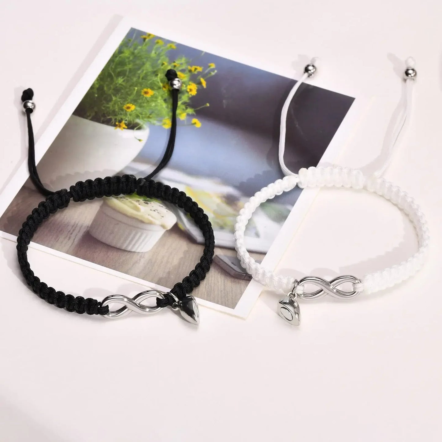 Magnetic Heart Couple Bracelet