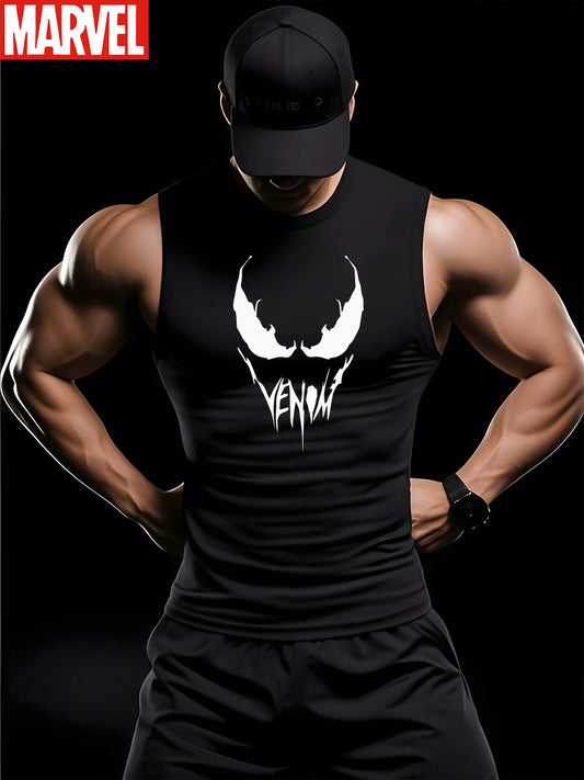 Men’s Sleeveless Venom Muscle Tank — Athletic Slim-Fit Gym Wear