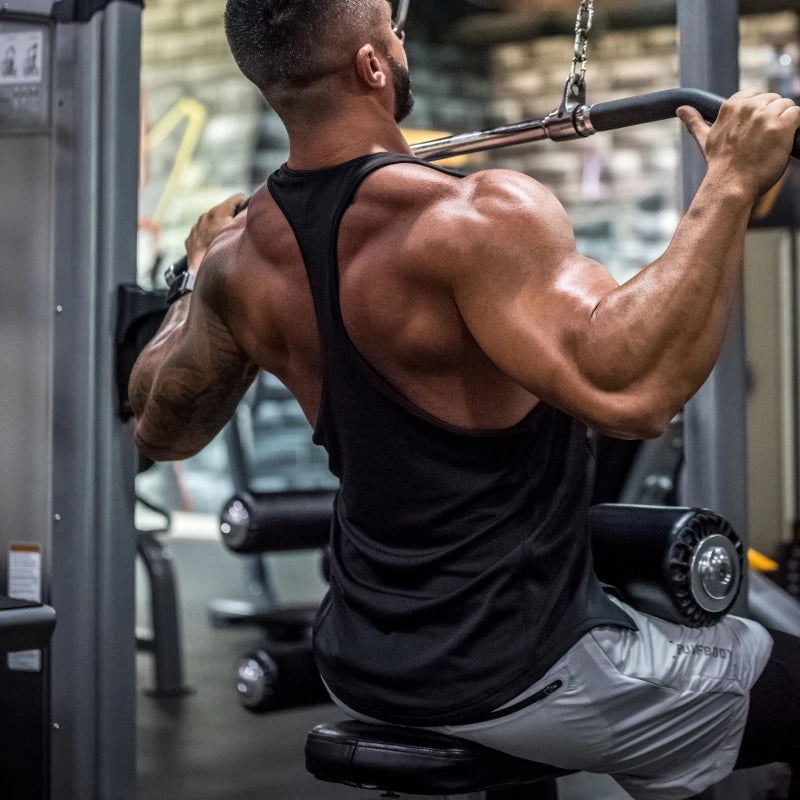 Men’s Motivational Sleeveless Muscle Tank for Gym Training
