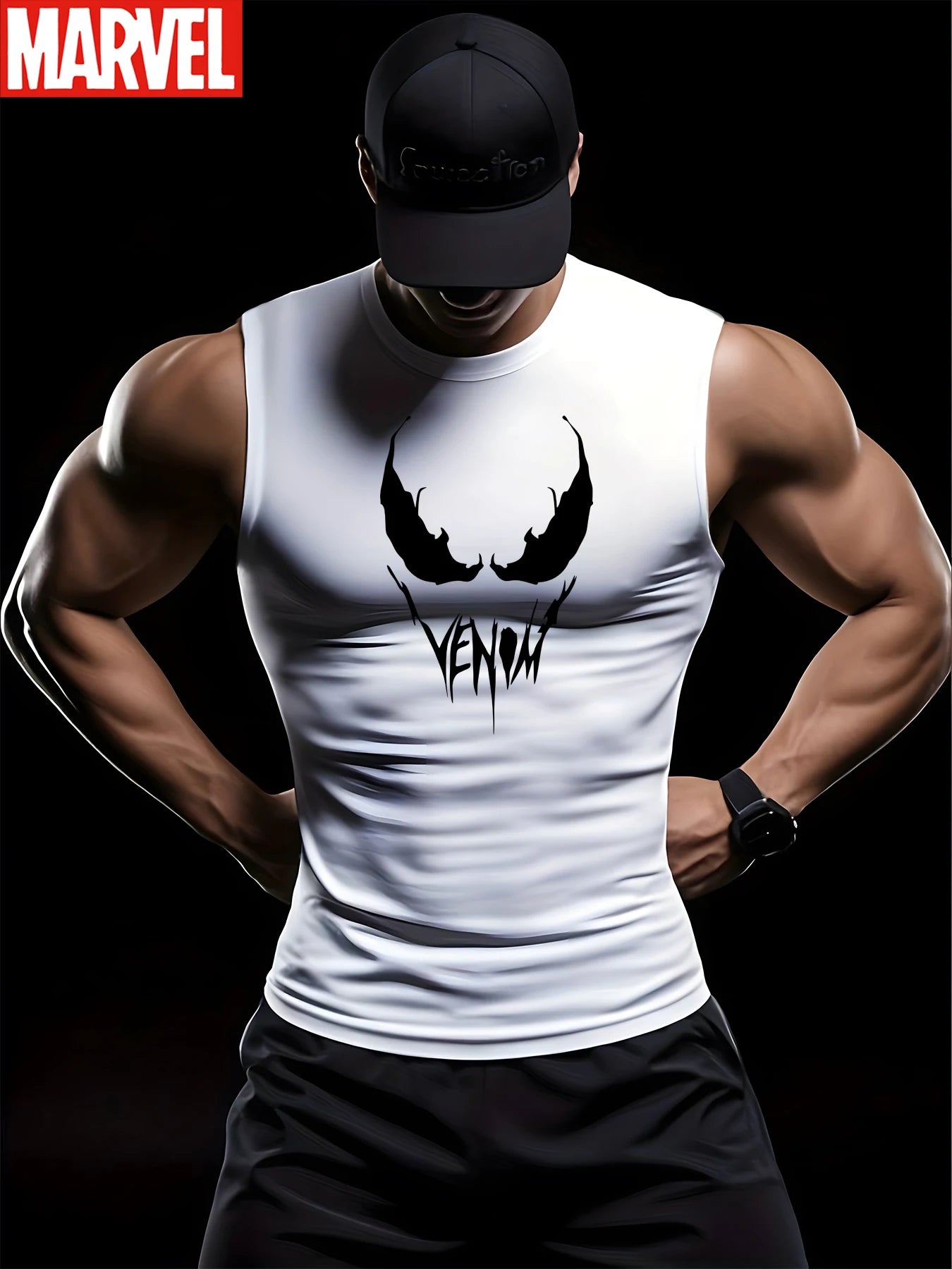 Men’s Sleeveless Venom Muscle Tank — Athletic Slim-Fit Gym Wear