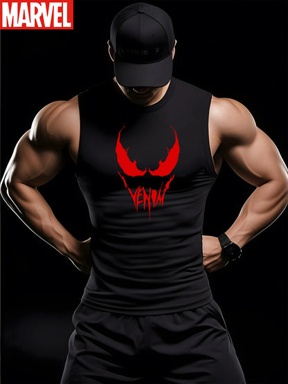 Men’s Sleeveless Venom Muscle Tank — Athletic Slim-Fit Gym Wear