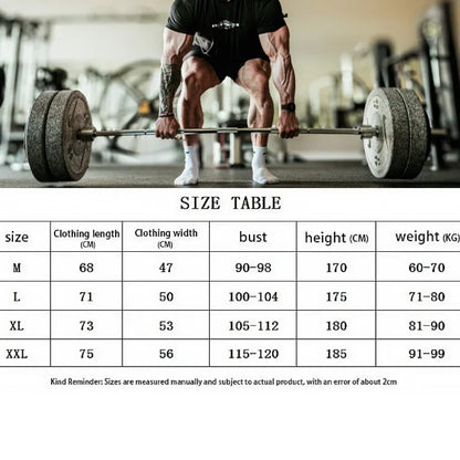 Men’s Motivational Sleeveless Muscle Tank for Gym Training