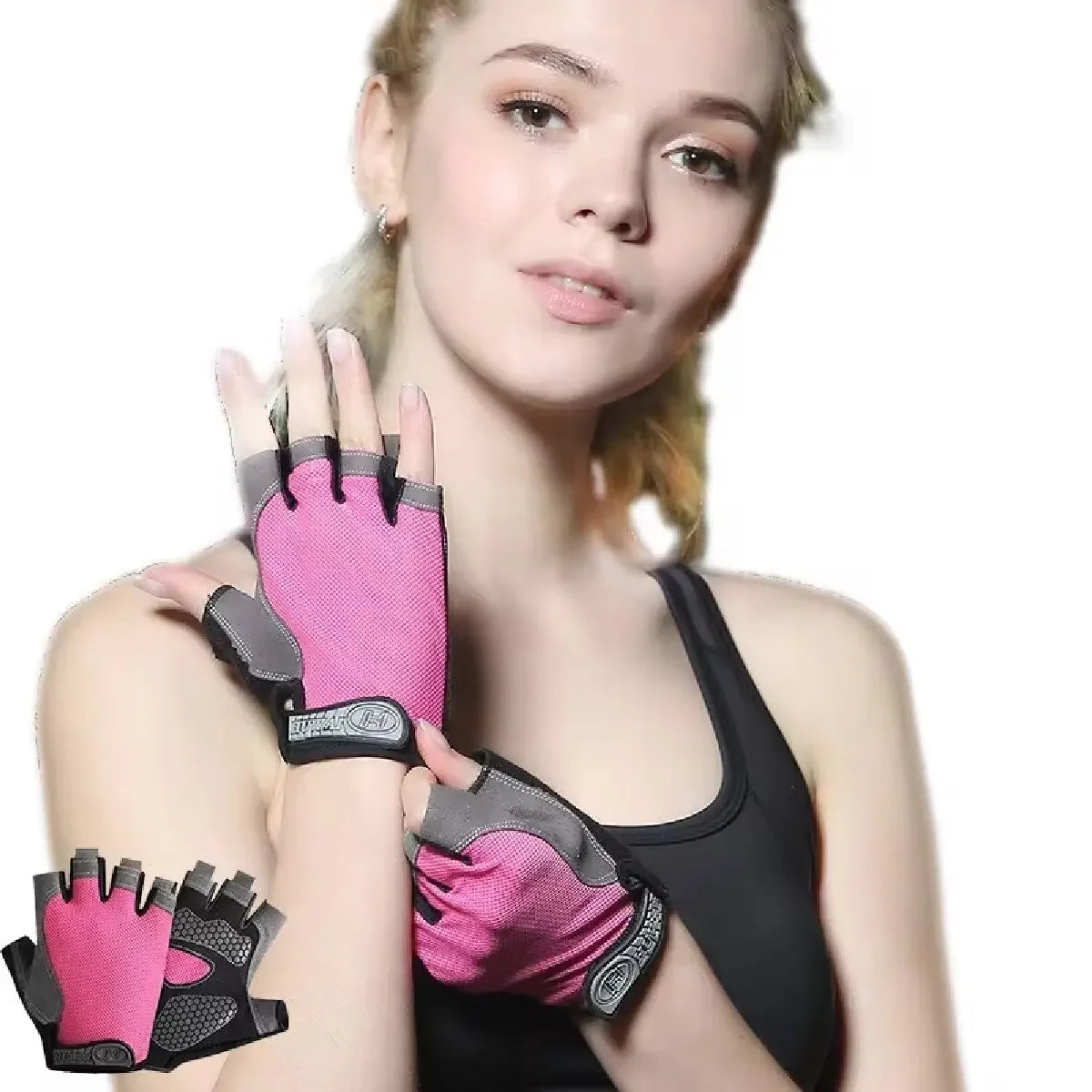 Women's Athletic Workout Gloves – Anti-Slip Gym Grip, Breathable & Comfortable
